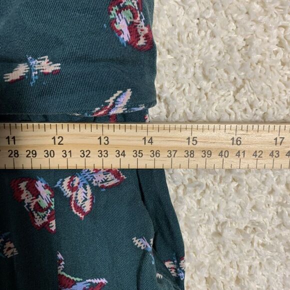 Matilda Jane Evergreene Jumpsuit Romper Womens Size Small Green Floral One Piece - Picture 10 of 11